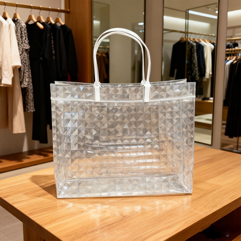 กระเป๋าโท้ตของขวัญลามิเนตเอฟเฟกต์ 3 มิติ