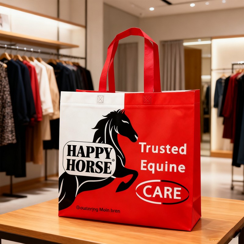 กระเป๋าโท้ตของขวัญไม่ทอเคลือบ BOPP