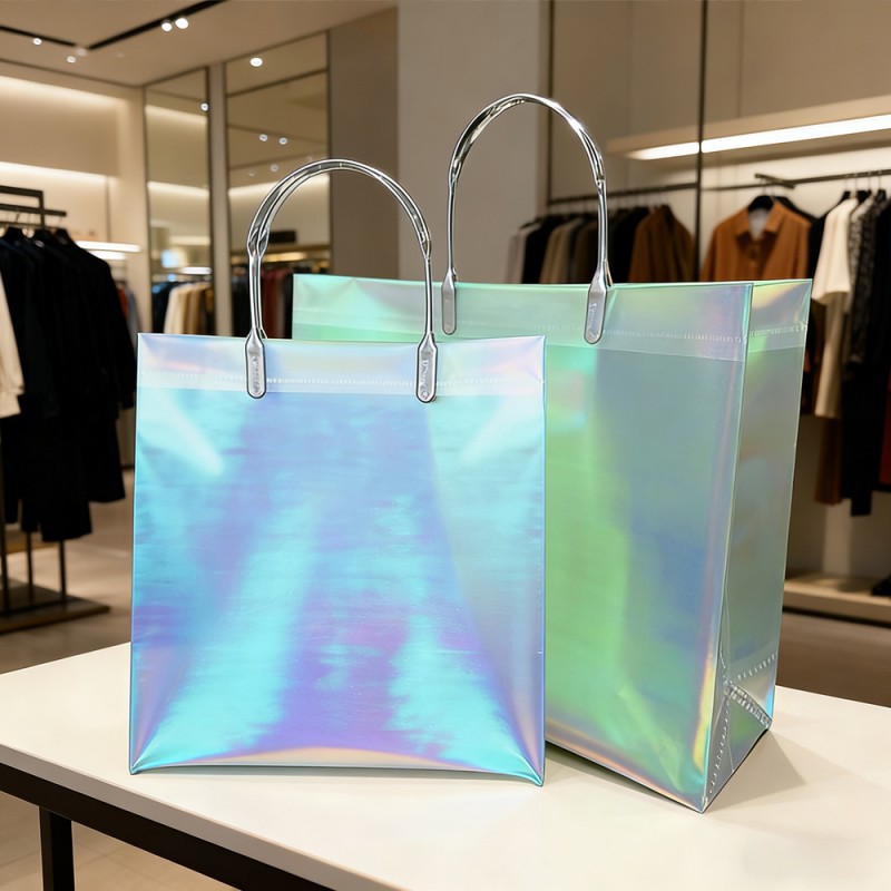 กระเป๋าโท้ตของขวัญเคลือบ PET และ PE