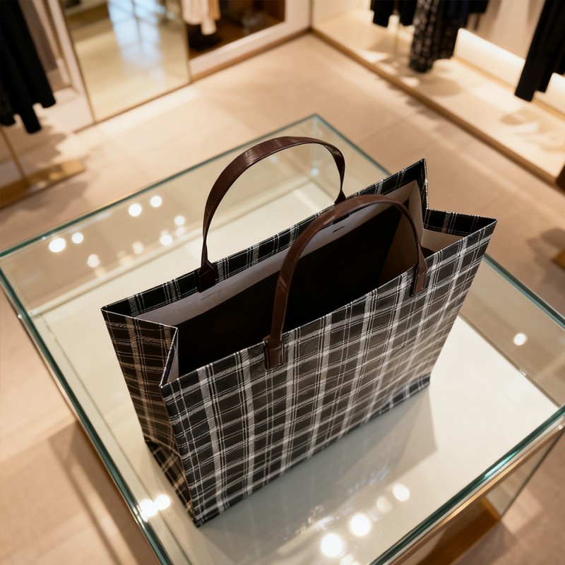 ถุงหิ้วของขวัญเคลือบ PP และ Pe