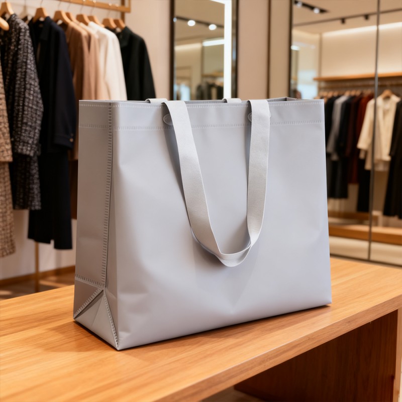 ถุงหิ้วกระดาษคราฟท์เคลือบ PP ลามิเนต